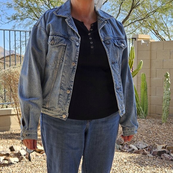 Men's vintage 1990's Gap brand denim jacket size small - Picture 11 of 12